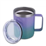 डबल दीवार स्टेनलेस स्टील स्पिल प्रूफ मग